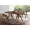 Armen Living Cortina and Jackie 5 Piece Walnut Rectangular Dining Set SETCODIWA5E - alternate 6
